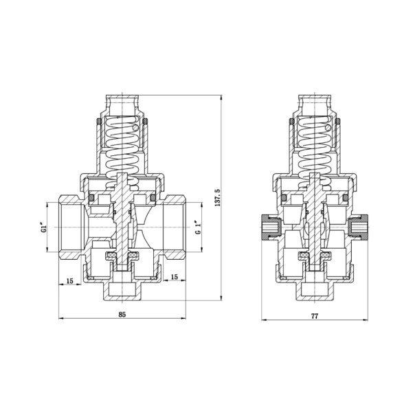 Редуктор Thermo Alliance Standart 1" SF242W25 - 1 фото