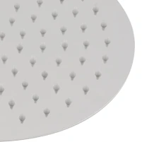 Лійка для верхнього душу Лейки Lidz Лейка 125 245 мм округла LDNIA125NKS37518 Chrome - 4 фото