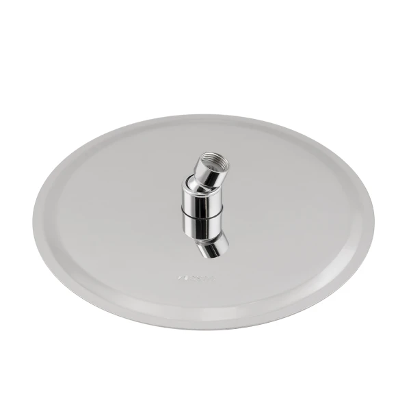 Лійка для верхнього душу Лейки Lidz Лейка 125 245 мм округла LDNIA125NKS37518 Chrome - 2 фото