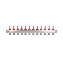 Колектор з витратомірами Thermo Alliance Standart 1" 12 виходів SD00412 - 2 фото