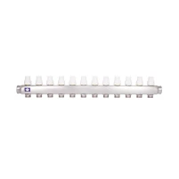 Колектор з витратомірами Thermo Alliance Standart 1" 12 виходів SD00412 - 3 фото