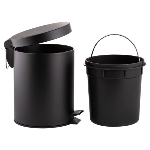 Ведро для мусора Qtap Liberty 5 л QTLIBBLM1149 Black - 2 фото