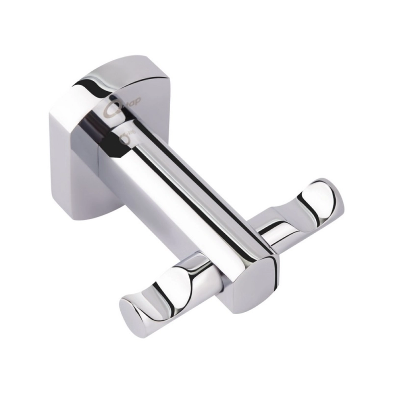 Крючок Qtap Liberty двойной QTLIBCRM1154 Chrome - 2 фото