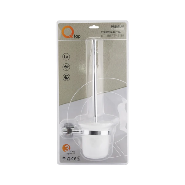 Ёршик подвесной Qtap Liberty QTLIBCRM1157 Chrome - 3 фото