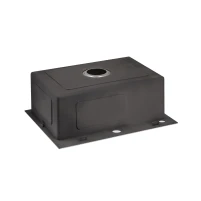 Мийка для кухні інтегрована Lidz Handmade H6050 (LDH6050BRU35371) Brushed Steel 3,0/1,0 мм - 4 фото