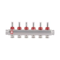 Колектор з витратомірами Thermo Alliance Standart 1" 6 виходів SD0046 - 3 фото