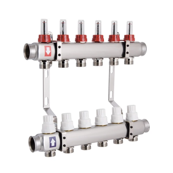 Колектор з витратомірами Thermo Alliance Standart 1" 6 виходів SD0046 - 2 фото
