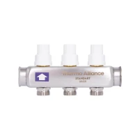 Колектор з витратомірами Thermo Alliance Standart 1" 3 виходи SD0043 - 3 фото