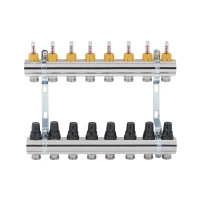 Колектор з витратомірами Thermo Alliance Forte 1" 8 виходів SF001W8 - 2 фото