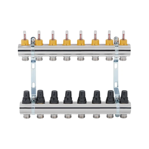 Колектор з витратомірами Thermo Alliance Forte 1" 8 виходів SF001W8 - 2 фото
