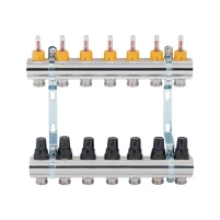 Колектор з витратомірами Thermo Alliance Forte 1" 7 виходів SF001W7 - 2 фото