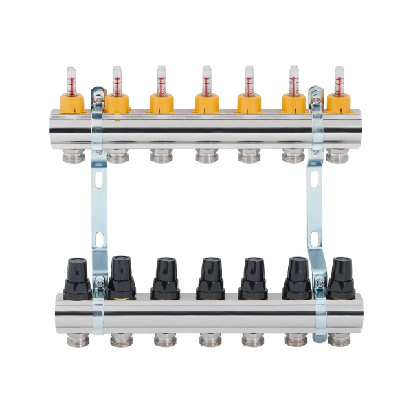 Колектор з витратомірами Thermo Alliance Forte 1" 7 виходів SF001W7 - 2 фото