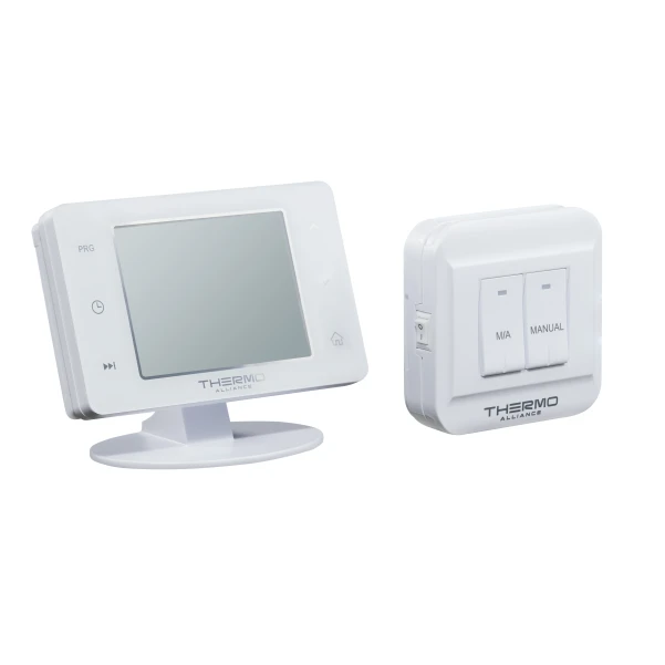 Тижневий програмований радіокерований сенсорний термостат з WiFi Thermo Alliance ТА-2701RFWiFi
