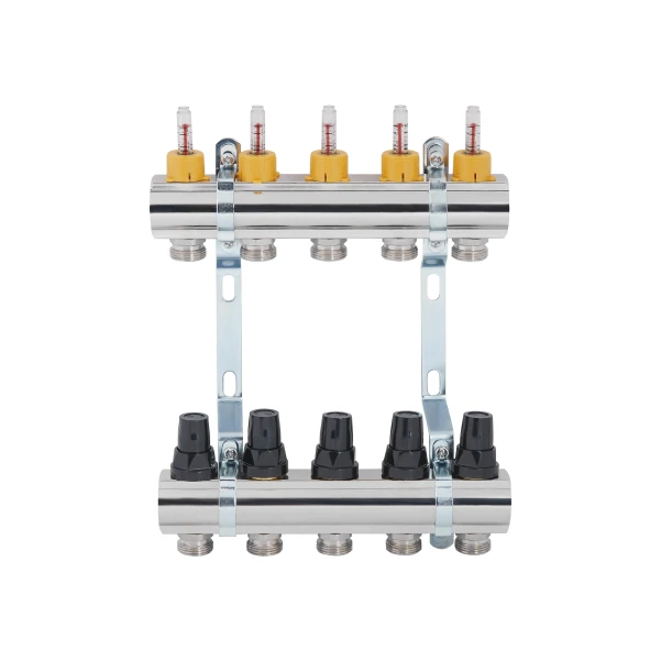 Колектор з витратомірами Thermo Alliance Forte 1" 5 виходів SF001W5 - 2 фото