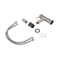 Смеситель для раковины Lidz Aria 001F (k35) LDARI001FNKS34937 Nickel - 3 фото