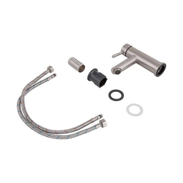 Смеситель для раковины Lidz Aria 001F (k35) LDARI001FNKS34937 Nickel - 3 фото
