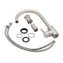 Змішувач для кухні Lidz Aria 015F (k35) LDARI015FNKS21689 Nickel - 5 фото