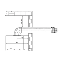 Комплект для коаксійного димаря Airfel Standart 1000 мм - 1 фото