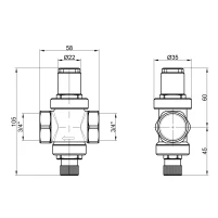 Редуктор Icma 3/4" №247 - 1 фото