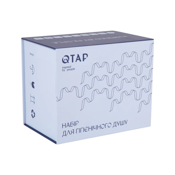 Набор для гигиенического душа Qtap Inspai-Varius округлый QTINSVARCRMV00440001 Chrome - 6 фото
