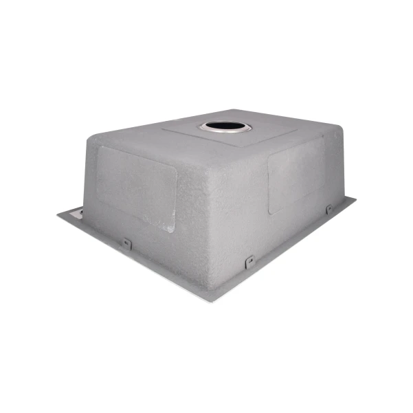 Мийка для кухні інтегрована Lidz Handmade H6050G (LDH6050GPVD43622) Brushed Grey PVD 3,0/1,0 мм - 3 фото