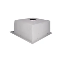 Мийка для кухні інтегрована Lidz Handmade H5050G Brushed Grey PVD 3,0/1,0 мм - 3 фото