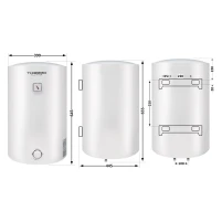 Бойлер Thermo Alliance 50 л універсальний, мокрий ТЕН 1,5 кВт - 1 фото