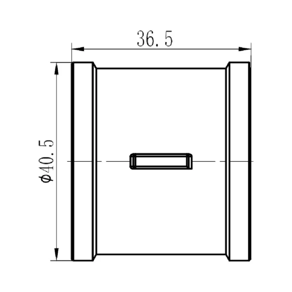 Муфта латунна 1" SD FORTE - 1 фото