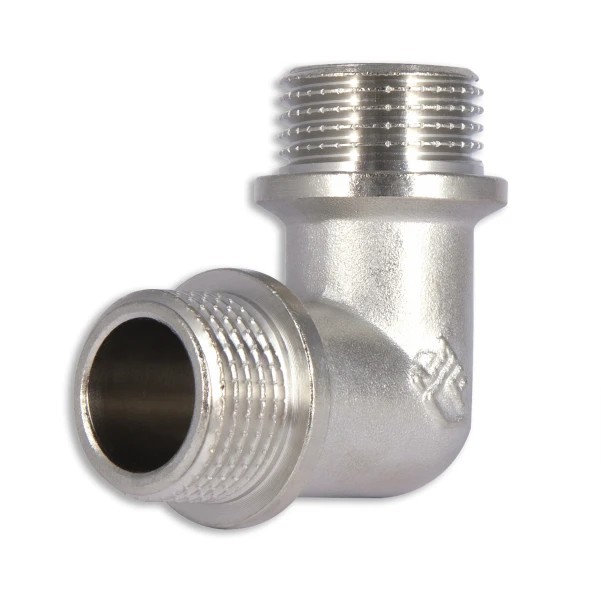 Коліно латунне 1/2"зз SD Forte - 2 фото