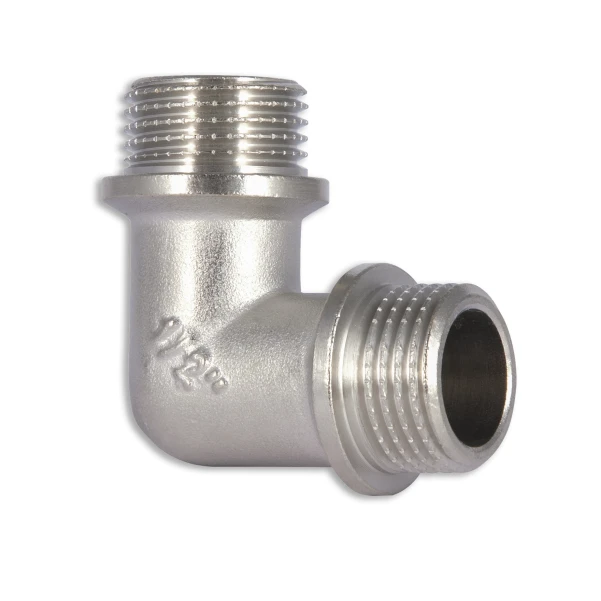 Коліно латунне 1/2"зз SD Forte - 3 фото
