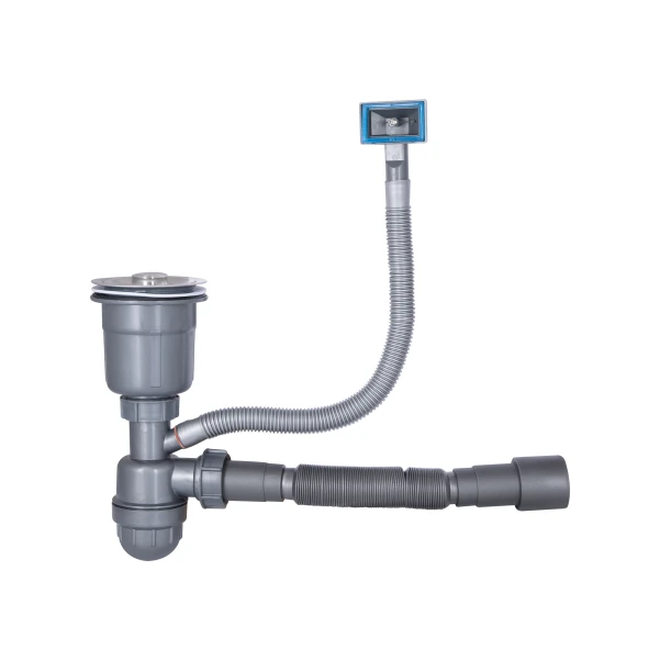 Мийка для кухні інтегрована Lidz Handmade H7849R крило праворуч (LDH7849BRUR45591) Brushed Steel 3,0/1,0 мм - 7 фото
