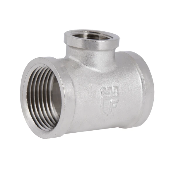 Трійник латунний 1"х1/2"х1" SD Forte - 3 фото