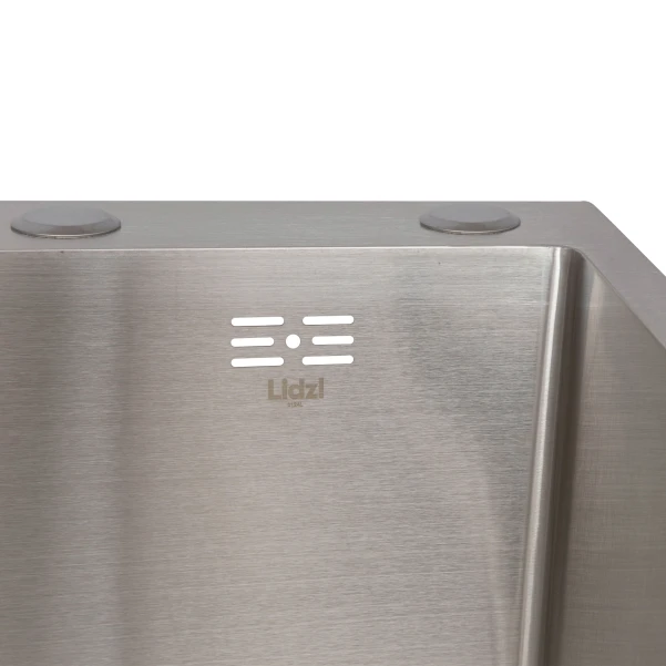 Мийка для кухні інтегрована Lidz Handmade H6350L крило ліворуч (LDH6350BRUL45588) Brushed Steel 3,0/1,0 мм - 3 фото