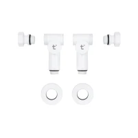 Комплект кранов Thermo Alliance Standart 1/2" белый, для полотенцесушителя угловой SF395W15HEW - 4 фото