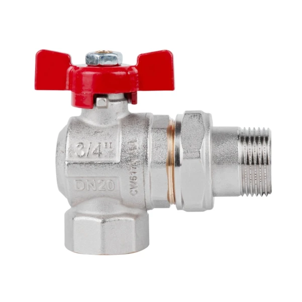 Кран американка Icma 3/4" кутова - 2 фото