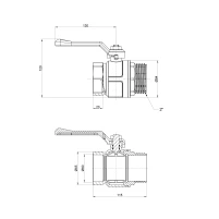 Кран шаровой Icma 2" ВЗ - 1 фото