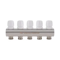 Коллектор с расходомерами Thermo Alliance Standart 1" 5 выхода SD235W5 - 3 фото