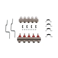 Коллектор с расходомерами Thermo Alliance Standart 1" 5 выхода SD235W5 - 8 фото