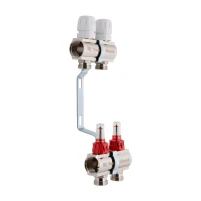 Коллектор с расходомерами Thermo Alliance Standart 1" на 2 выхода - 2 фото