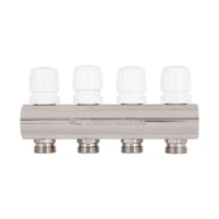 Колектор з витратомірами Thermo Alliance Standart 1" 4 виходи SD235W4 - 3 фото