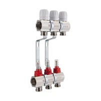 Коллектор с расходомерами Thermo Alliance Standart 1" 3 выхода SD235W3 - 2 фото