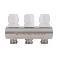 Коллектор с расходомерами Thermo Alliance Standart 1" 3 выхода SD235W3 - 3 фото