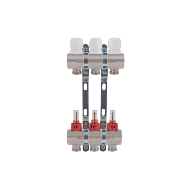 Коллектор с расходомерами Thermo Alliance Standart 1" 3 выхода SD235W3