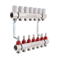 Колектор з витратомірами Thermo Alliance Standart 1" 7 виходів SD235W7 - 2 фото