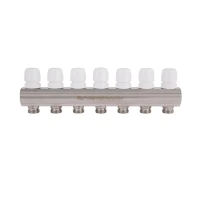 Колектор з витратомірами Thermo Alliance Standart 1" 7 виходів SD235W7 - 3 фото