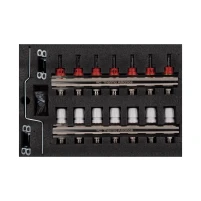 Колектор з витратомірами Thermo Alliance Standart 1" 7 виходів SD235W7 - 9 фото