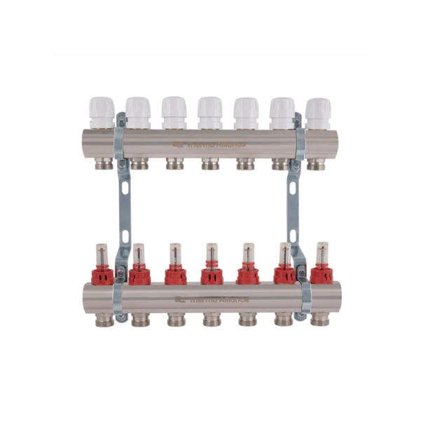 Колектор з витратомірами Thermo Alliance Standart 1" 7 виходів SD235W7