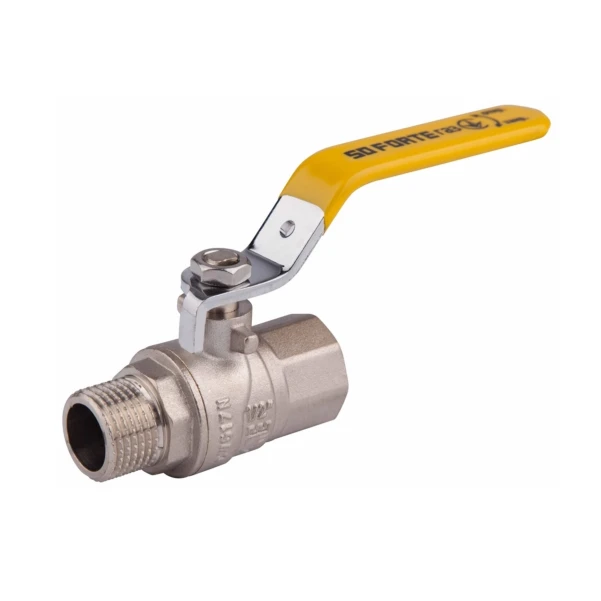 Кран шаровой SD Forte 1/2" ВН для газа (ручка) SF605G15