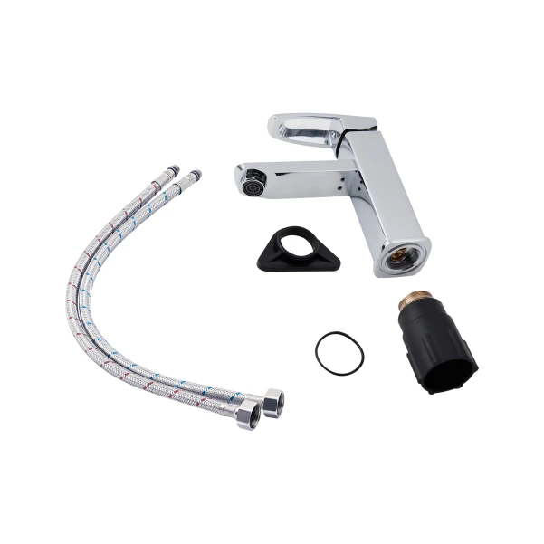 Змішувач для умивальника Sofi 001F (k35) (13 33 001F) Chrome Lidz - 2 фото
