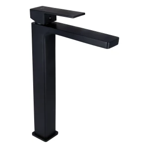 Змішувач для умивальника Gemini високий QTGEM269BLM45678 Black Matt Qtap